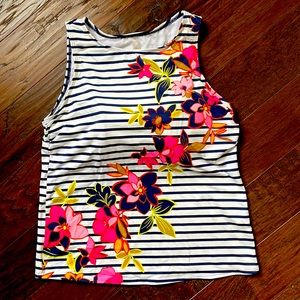 Lands End High-neck Tankini Top